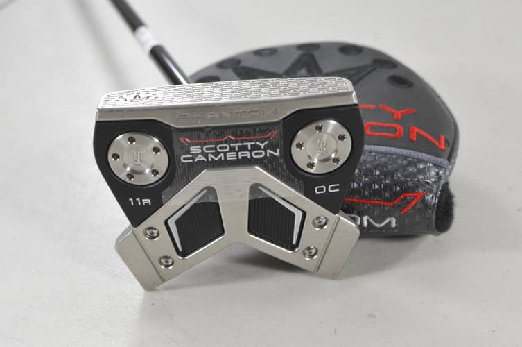 LEFT HANDED Titleist 2025 Scotty Cameron Phantom 11R OC 34" Putter Steel #225994