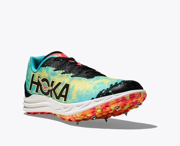 Hoka One One Crescendo XC 1141272-CYZ Men's 14 Blue Spikes Running Shoes LIQ1376