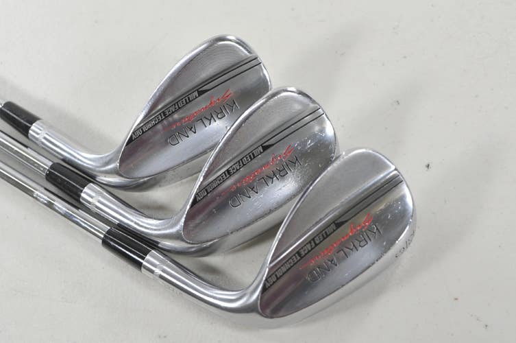 Kirkland Signature Milled GW 52*, SW 56*, LW 60* Wedge Set RH Steel #223695