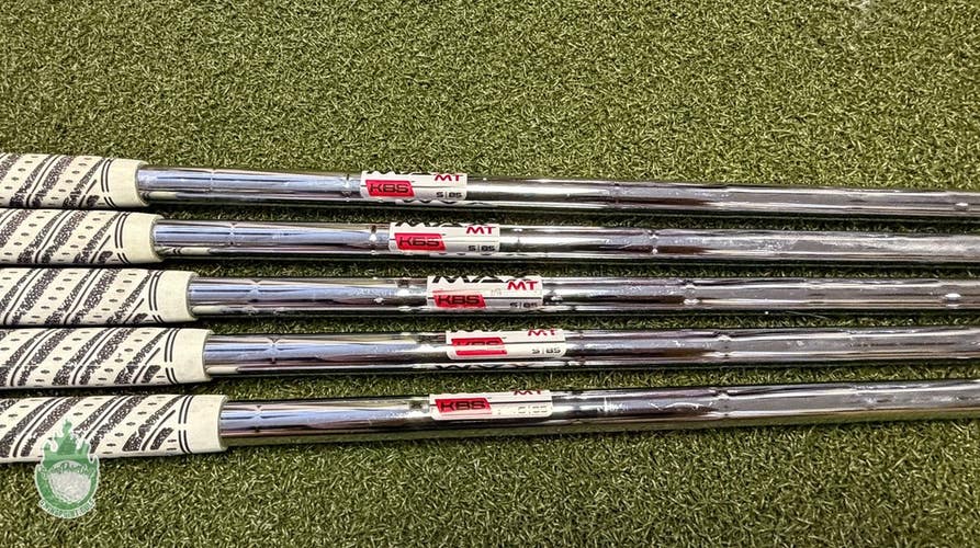 Used KBS Max MT 85g Stiff Flex 6-PW Steel Iron Set Shafts .355"
