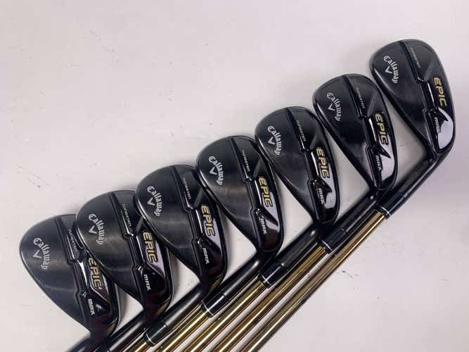 Callaway EPIC MAX Star Iron Set 5-PW+AW ATTAS Speed Series 50g Senior RH