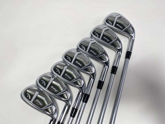 Callaway Epic Iron Set 5-PW+AW Fujikura Vista Pro 50 Ladies Graphite Womens RH