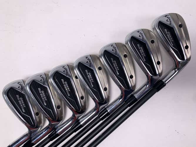 Callaway Great Big Bertha 23 Iron Set 6-PW+AW+SW MMT 304SS 50g Ladies RH
