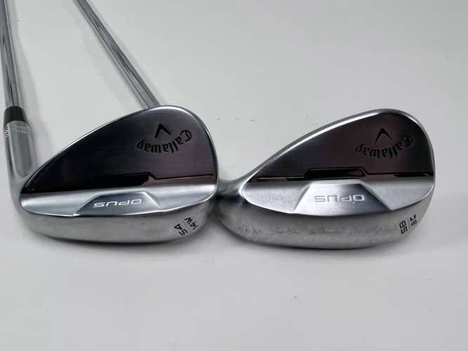Callaway Opus Brushed Chrome Wedge Set 54* 14 | 58* 8 Wedge  RH