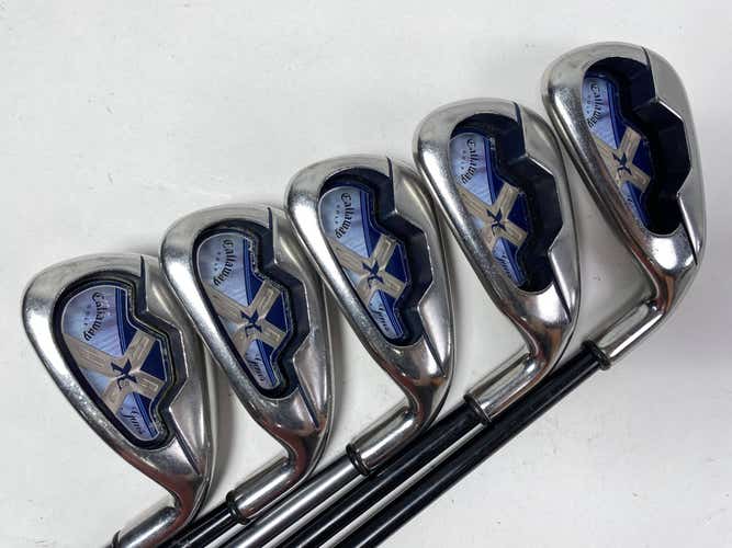 Callaway X-18 Iron Set 4-9 45g Ladies Graphite Womens RH No 8 iron