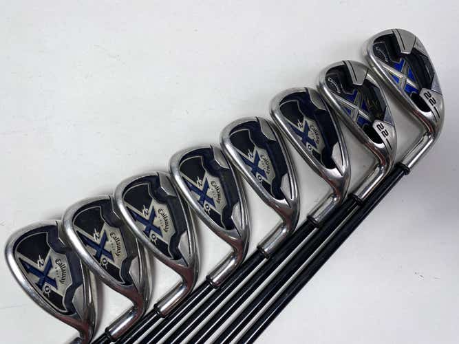 Callaway X-20/X-22 Combo Iron Set 4-PW+AW 75g Regular Graphite Mens RH
