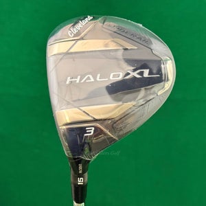 NEW LH Cleveland Halo XL 15 Fairway 3 Wood Tensei Blue 55-R Regular w/HC