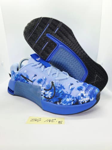 Nike Men's Metcon 9 AMP Aluminum Size 9.5 Racer Blue Workout Shoe HJ6008-400