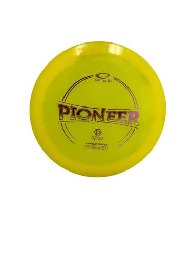 Used Latitude 64 OPTO PIONEER Disc Golf Driver Yellow 168g 11692-S000156507