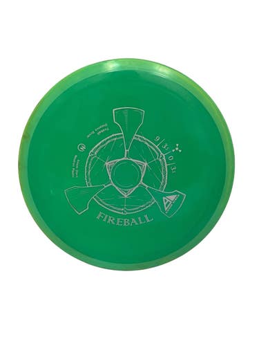 Used Axiom NEUTRON FIREBALL Disc Golf Driver Green 168g 11692-S000156519