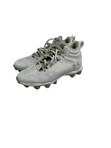 Used Under Armour SPOTLIGHT FRANCHISE Jr FB Cleats White Junior 05.5 11692-S000156545