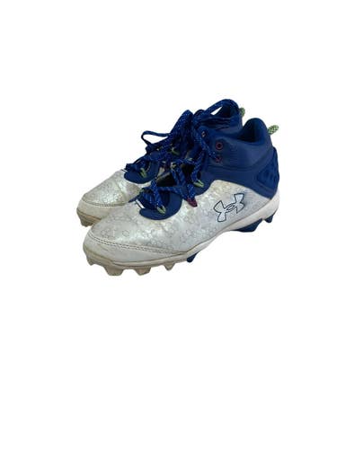 Used Under Armour HARPER BB/SB Cleats Royal Blue Junior 06 11692-S000156563