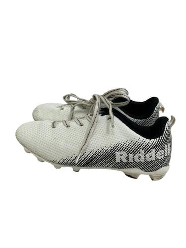 Used Riddell Jr FB Cleats White Junior 02 11692-S000156569