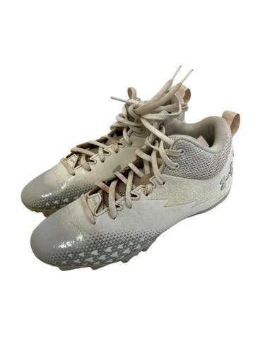 Used Under Armour SPOTLIGHT SELECT Jr FB Cleats White Junior 05.5 11692-S000155976