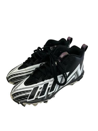 Used Adidas FREAK Jr FB Cleats Black And White Junior 03.5 11692-S000155974