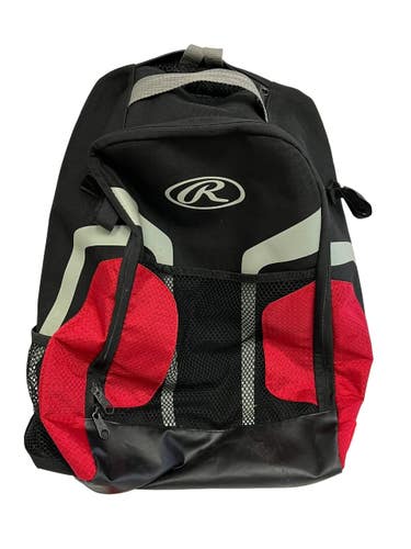 Used Rawlings BACKPACK BB/SB Player Backpack Black 11692-S000155970