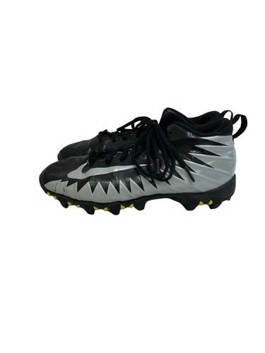 Used Nike ALPHA MENACE SHARK Jr FB Cleats Black Junior 05.5 11692-S000156056