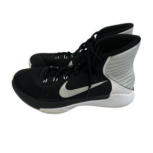 Used Nike PRIME HYPE DF WOMENS Basketball Shoes W Black And White Senior 6 11692-S000156079
