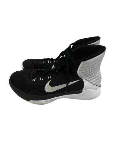 Used Nike PRIME HYPE DF WOMENS Basketball Shoes W Black And White Senior 6 11692-S000156079
