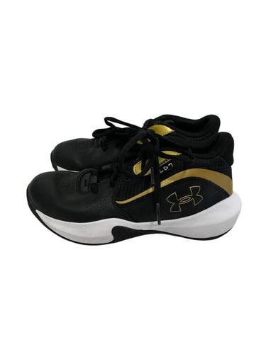 Used Under Armour LOCKDOWN 7 Basketball Shoes Y Black Junior 02 11692-S000156050