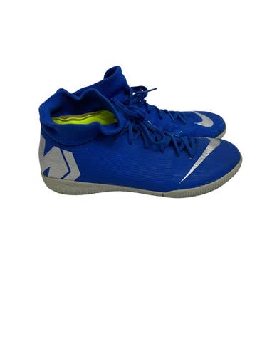 Used Nike MERCURIAL INDOOR Soccer Indoor Shoes Royal Blue Senior 6 11692-S000156083