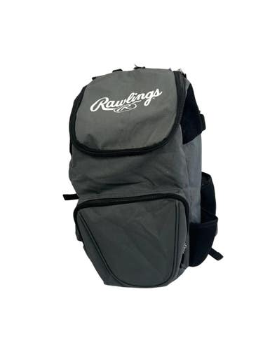 Used Rawlings BB/SB BACKPACK BB/SB Player Backpack Grey 11692-S000156280