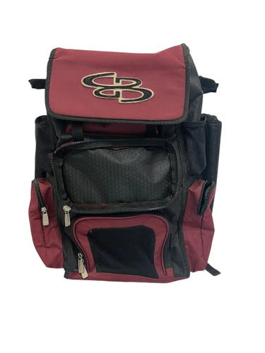 Used BoomBah SUPERPACK BB/SB Player Backpack Maroon 11692-S000156322