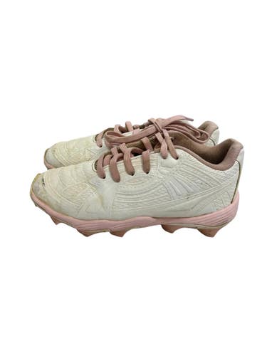 Used Under Armour GLYDE SOLA BB/SB Cleats White And Pink Junior 01.5 11692-S000156314