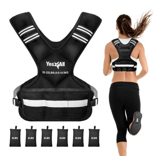 New YES4ALL WEIGHT VEST 20-35LBS 11443-80YE141