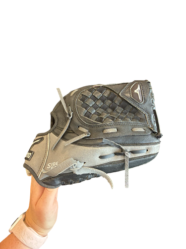 Used Mizuno POWER CLOSE BB/SB Glove RH Throw Black 10" 11682-S000135926
