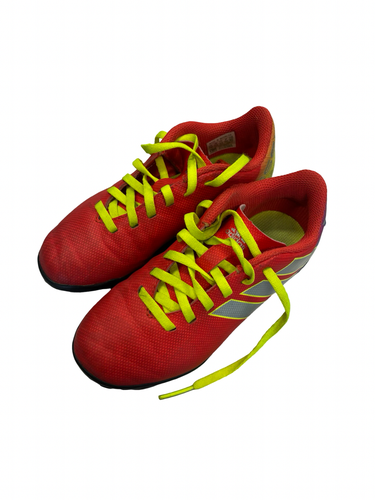 Used Adidas Soccer Indoor Shoes Red Youth 13.0 11682-S000137938