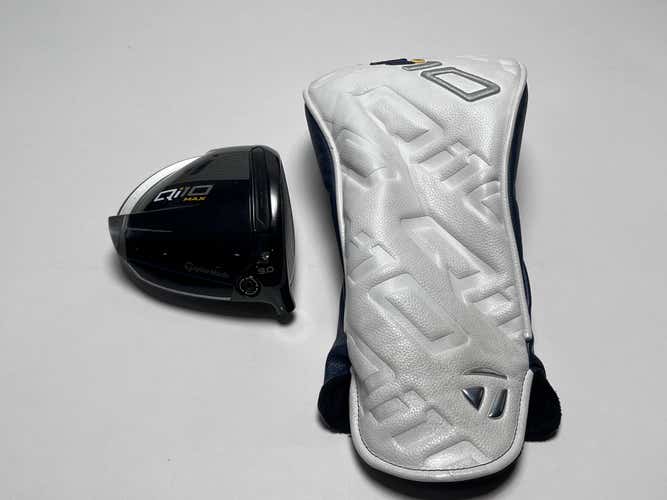 TaylorMade Qi10 MAX Driver 9* HEAD ONLY Mens RH HC