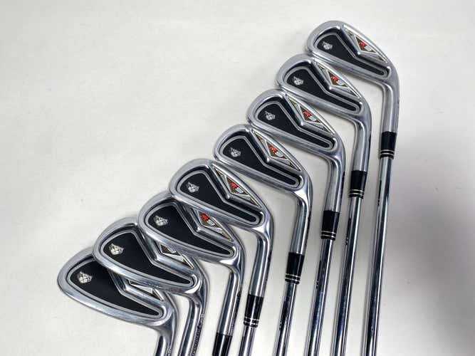 TaylorMade R9 TP Iron Set 3-PW KBS Tour Stiff Steel Mens RH