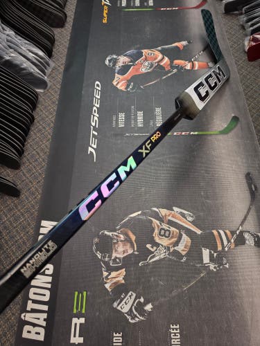 P31 | 27" NEW! Senior CCM XF Pro Regular Goalie Stick Paddle Pro Stock (New)