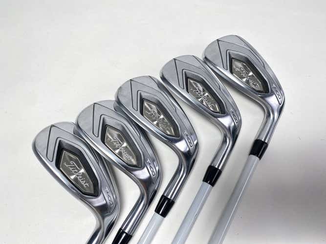 Titleist T400 Iron Set 7-PW+AW+GW Fubuki MV Series Ladies RH No 8 iron -1/2''
