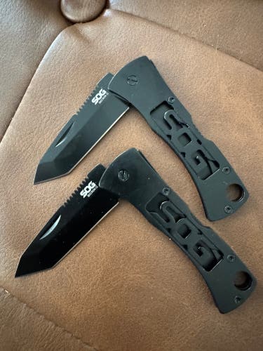 SOG Micron II Keychain Knife (New) 2 pack