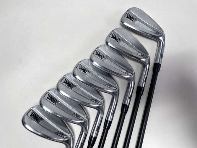 PXG 0211 Iron Set 6-PW+GW+SW Mitsubishi Chemical MMT 60g Senior Graphite Mens RH