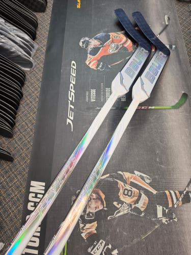 2 PACK | P31 | 24" NEW! Senior Bauer Vapor Flylite Regular Goalie Stick *Tapered Paddle* Pro Stock