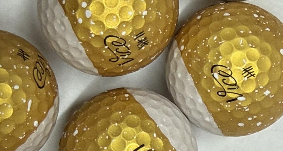 Vice 'Prost"..... 2 Near Mint AAAA Used Golf Balls...Limited Edition