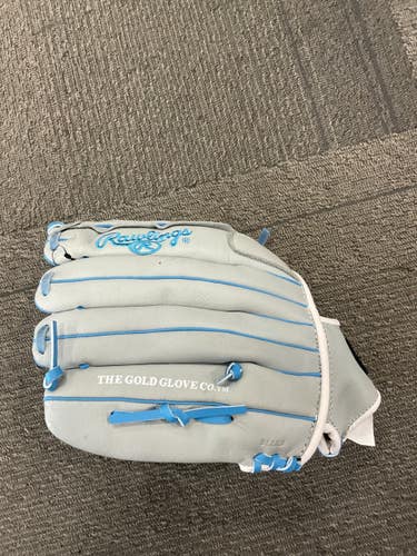 Used Rawlings FASTPITCH SOFTBALL BB/SB Glove RH Throw Grey 12 1/2" 11614-S000242973