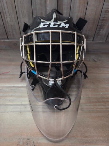 Youth CCM Axis 1.5 hockey goalie mask (used)