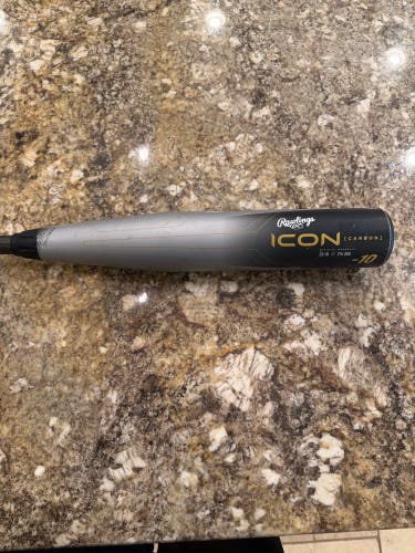2023 Rawlings Icon Composite USABat Certified Bat (-10) 20 oz 30"