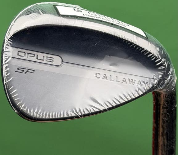 Callaway Opus SP Black Shadow Gap GW Wedge 52-10* S-Grind Steel Dynamic Gold NEW