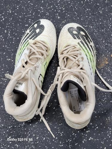 Used New Balance LAX Cleats Mens White Senior 9 11849-S000043535