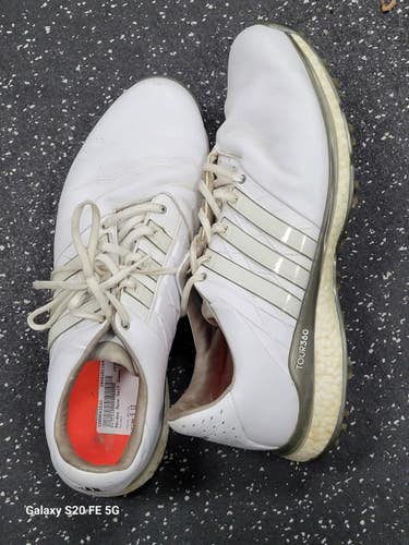 Used Adidas Mens Golf Shoes White Senior 13 11849-S000043533