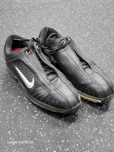 Used Nike AIR ZOOM ELITE II Mens Golf Shoes Black Senior 11.5 11849-S000043526