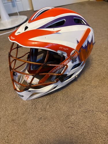 2012 Hamilton Nationals MLL Cascade Pro7 Helmet – Matt Lovejoy Game Worn