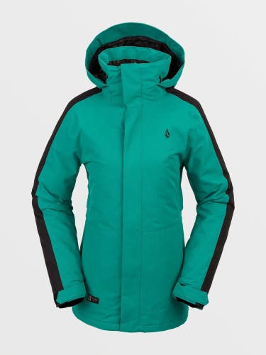 WOMENS VOLCOM WESTLAND INSULATED WINTER JACKET (MEDIUM) VIBRANT GREEN