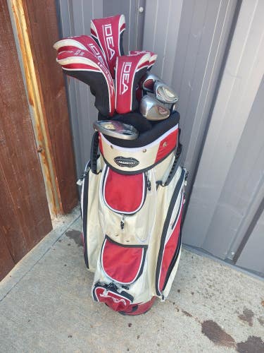Adams Idea A3OS 11 Piece Ladies Graphite Complete Golf Set Cart Bag