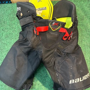 Black Bauer Vapor 2X Hockey Pants (Used) | Junior Large